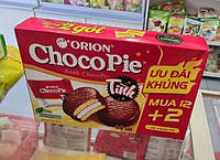 Чокопай ChocoPie Lotte шоколадне печиво 396г 33г*12шт. (Корея)