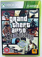 Grand Theft Auto San Andreas Classics, Б/В, англійська версія - диск для Xbox 360