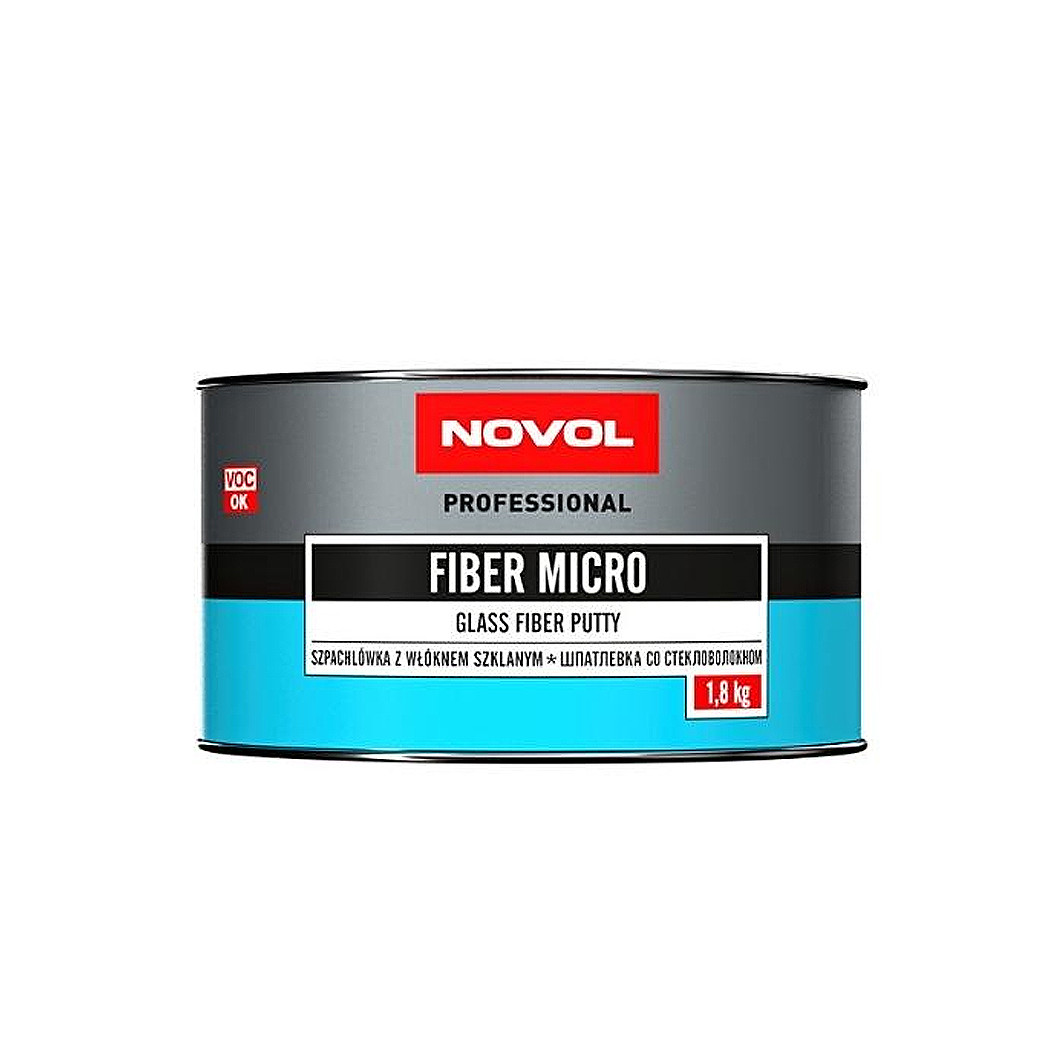 Novol Fiber Micro, 1,8 л (1235) шпаклівка, фото 1