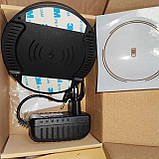 Бездротова зарядка Qi-120 (10W, 40 мм) прихованого монтажу + адаптер живлення, фото 7