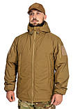 Зимова тактична куртка WinTac STALKER WINTER ARMOR COYOTE VELCRO койот, фото 5