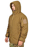 Зимова тактична куртка WinTac STALKER WINTER ARMOR COYOTE VELCRO койот, фото 8