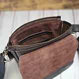 Чоловіча сумка шкіряна GS флотар коричнева, фото 5