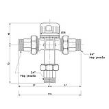 Змішувач термостатичний Icma 3/4" №148, фото 2