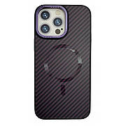 Carbon Armor Case With Magsafe — iPhone 15 Plus — Purple