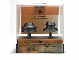 Набір фрез пазо-шипових Глобус 3510set D37 d8 L59 h22