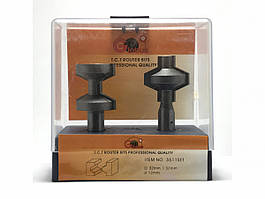 Набір фрез пазо-шипових Глобус 3511set D32 d12 L67 h32