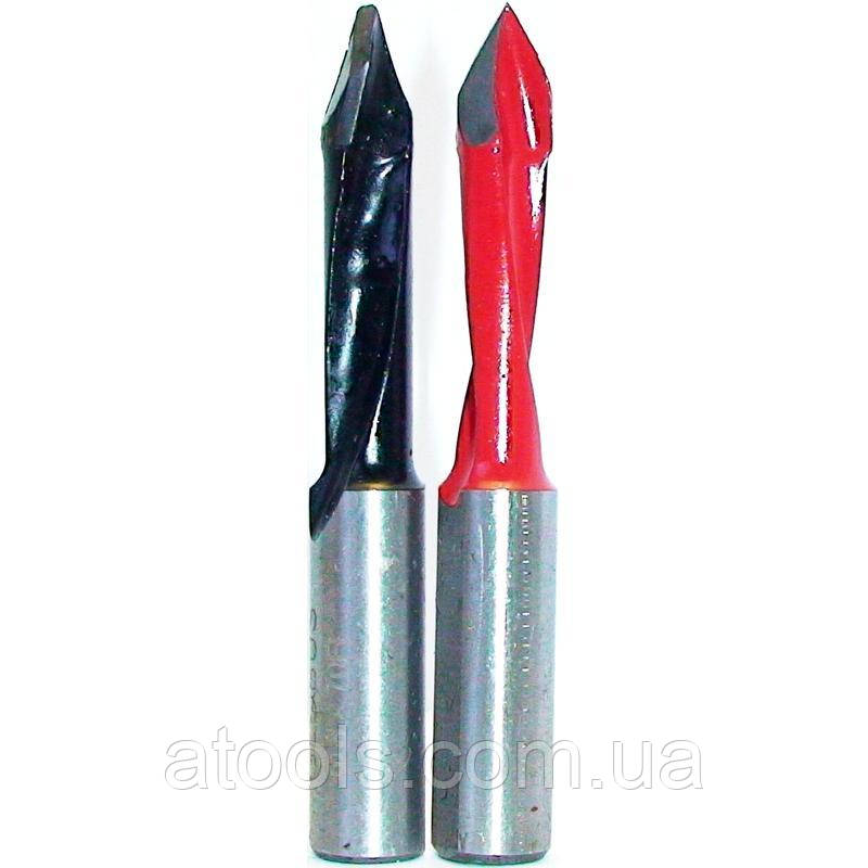 Свердло (фреза) наскрізне Глобус 1004 D10 d10 h35 10h для свердлильно-присадочних верстатів