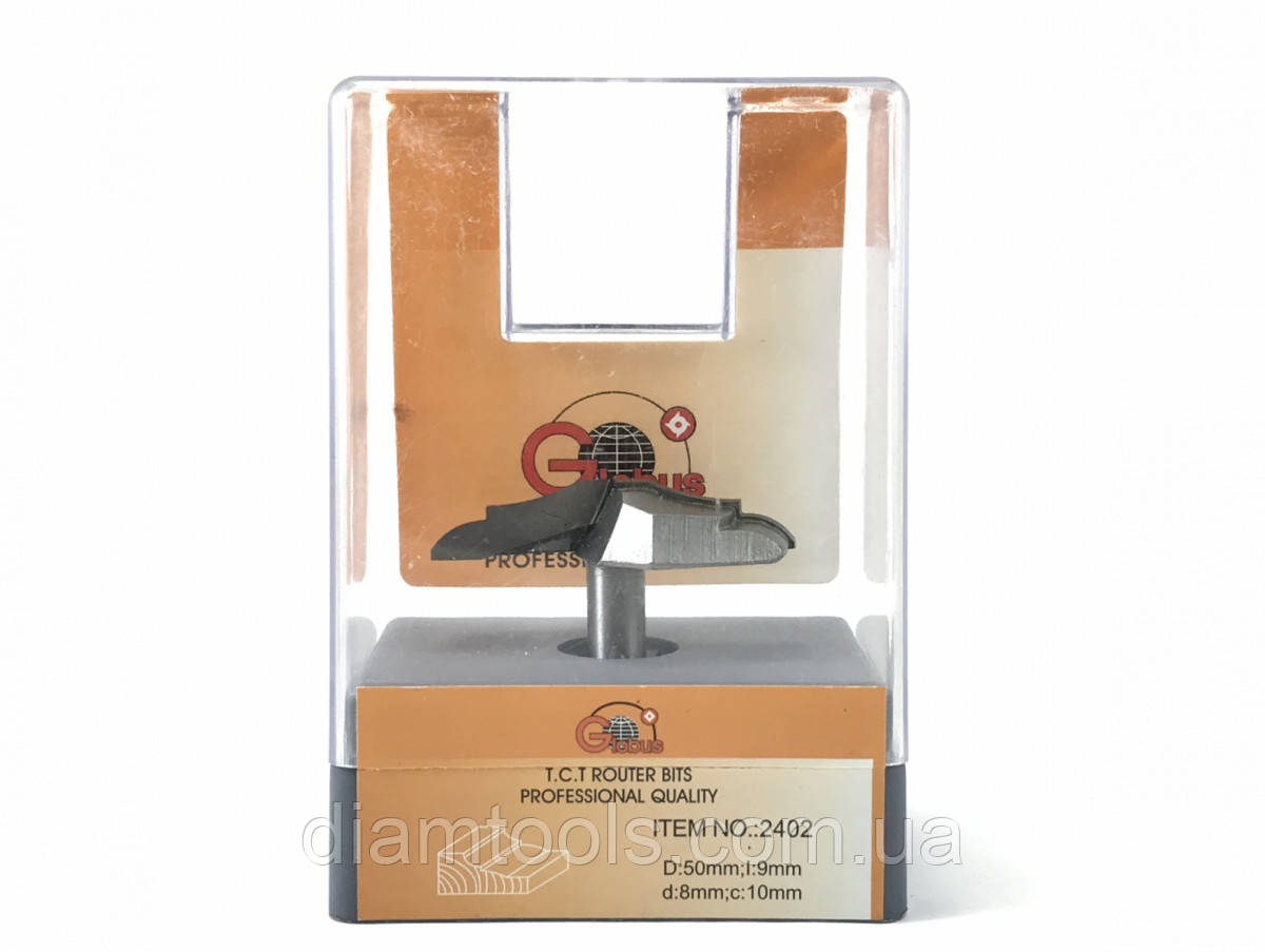 Фреза фігірейна горизонтальна Глобус 2402 D50 d8 L44 h9