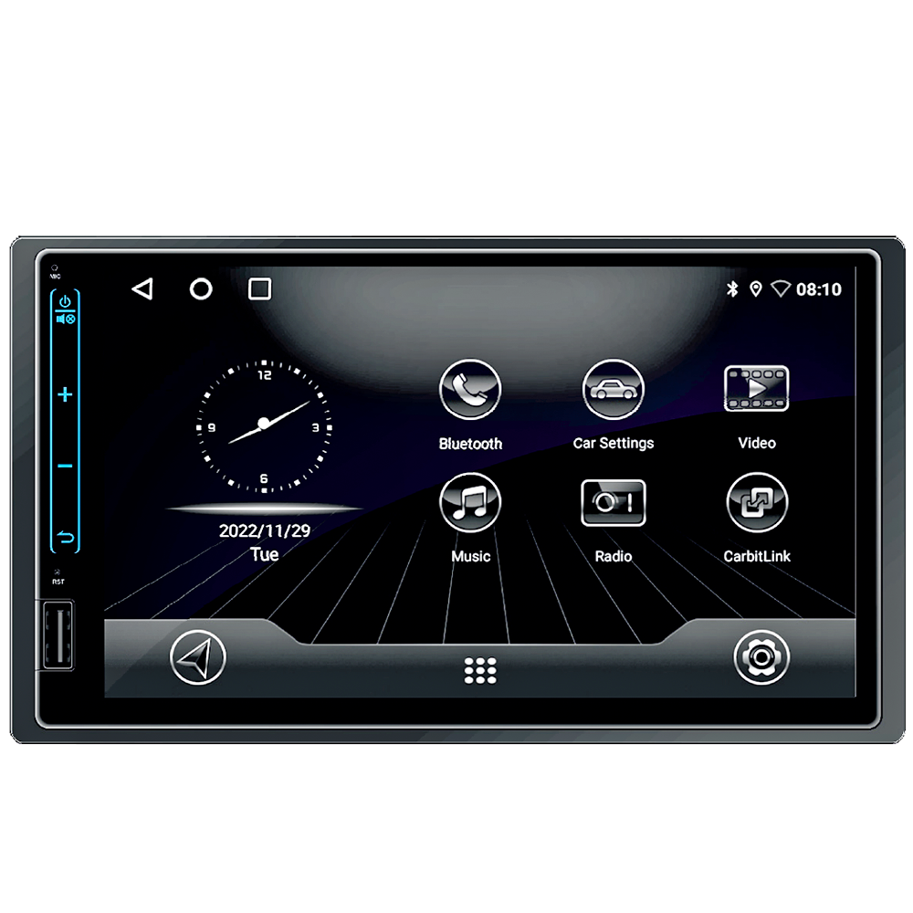 Автомобільна мультимедійна система DriveX UN2 AND 7" 4-Cores/2+32GB/Android 10.0/4x45Вт/1024x600