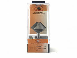 Фреза кромкова конусна Глобус 2515 D35 d8 L57 h22