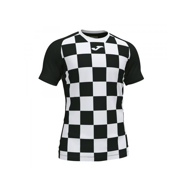 Футболка Joma FLAG II T-SHIRT BLACK-WHITE S/S чорний,белый S 101465BV.102 S