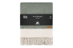 Плед Ardesto Leonardo Bianco, 140x200см, 100% вовна, зелений Baumar - Порадуй Себе