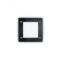 Уличный встраиваемый светильник LETI FI1 SQUARE NERO Ideal Lux 096582