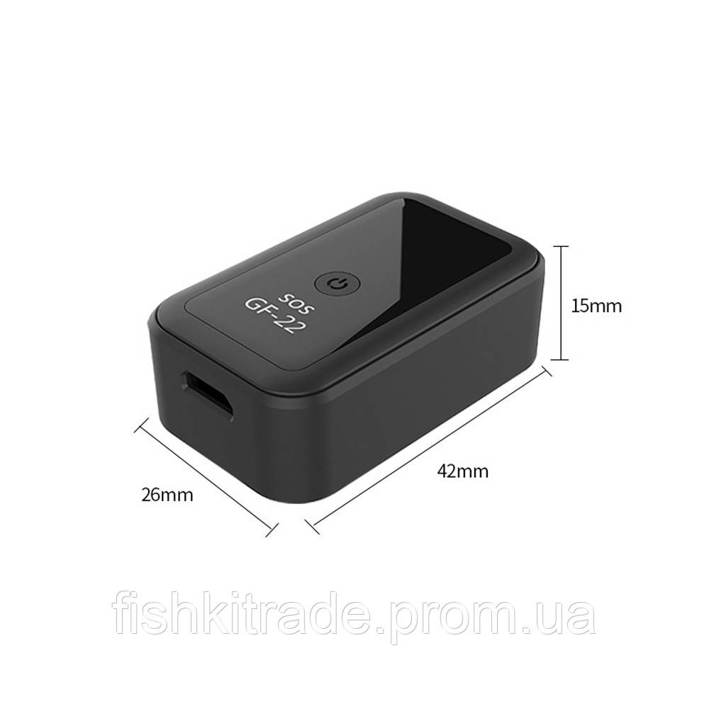 GPS трекер GF-22+WiFi, точність позиціонування GPS: 10m, Box ...
