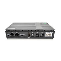 ИБП UPS-36W DC1036P для роутеров/коммутаторов/PON/POE-430, 5/9/12V, 1A/2А, 10400мAh, Black, BOX g
