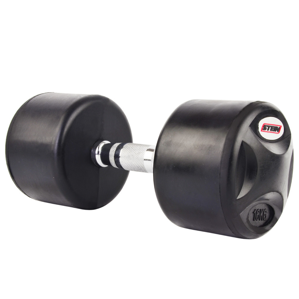 Гантель гумова Stein 16 кг, фото 1