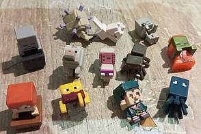 Набір із 12 міні-фігурок із світу Minecraft — колекція персонажів і мобів для гри та декору, фото 4