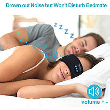 Пов`язка на голову з Bluetooth навушниками для спорту та сну, фото 3