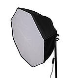 Софтбокс круглий із патроном Е27-бокс Prolight 70 см + Стійка 2 м., фото 7