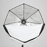 Софтбокс круглий із патроном Е27-бокс Prolight 70 см + Стійка 2 м., фото 9