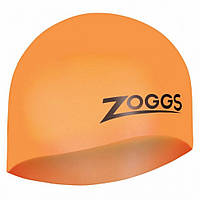 Шапочка для плавания Easy-fit Silicone Cap Zoggs 465003.OR, оранжевая, World-of-Toys