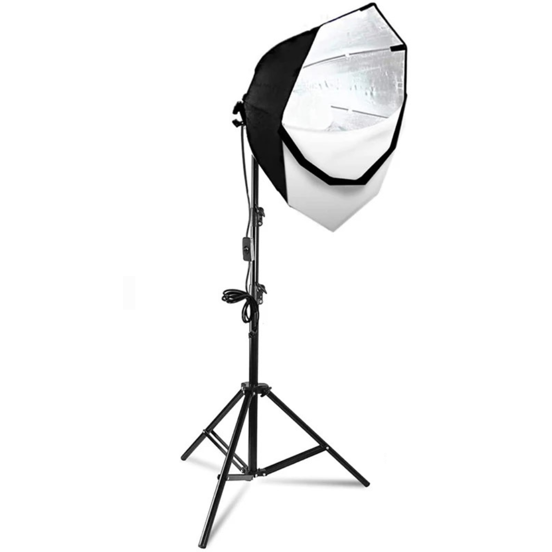Софтбокс круглий із патроном Е27-бокс Prolight 70 см + Стійка 2 м.