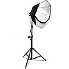 Набір постійного світла Profi-light 70х70 см + Стійка + LED лампа 30 Вт., фото 3