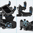 Тримач для телефону в машину на дзеркало заднього виду / Автомобільний утримувач смартфона з поворотом на 360, фото 9