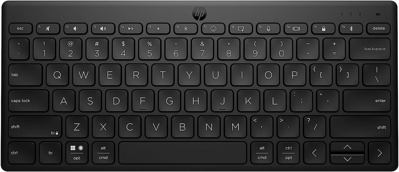 Клавіатура HP 350 Compact Multi-Device BT UKR black, фото 1