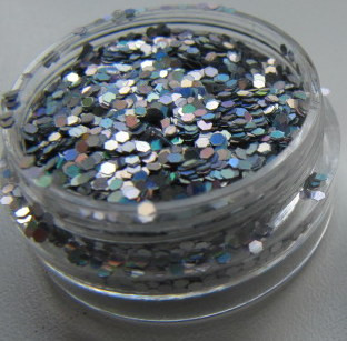 Прикраса для дизайну нігтів "Брокард", колір срібло, фото 1