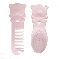 Детский набор расчёсок "Мишка", розовый [tsi162832-ТCІ]