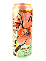 Холодный зеленый чай с медом и персиком Arizona Green Tea Peach 500 мл США