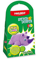 Масса для лепки Paulinda Super Dough Fun4one с подвижными глазами Носорог (PL-1537)