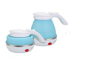 Складаний силіконовий чайник, 600 мл, ELECTRIC KETTLE, дорожній електрочайник