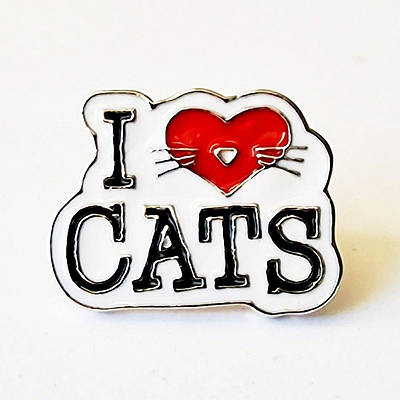 I Love Cats.Булавка.Брошь.Котики.Милые котики.Эмаль значки.Модный аксессуар. Пины на одежду.