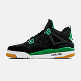 Чоловічі баскетбольні кросівки Air Jordan 4 Retro SB Black Green, фото 2