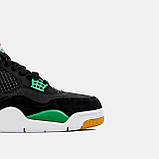 Чоловічі баскетбольні кросівки Air Jordan 4 Retro SB Black Green, фото 9
