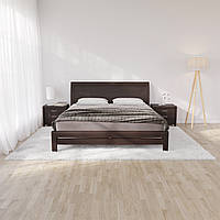 Кровать Munger Ината 180х200 см, ламель 4,5 см, Массив бука, Венге