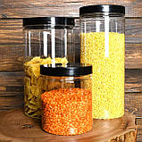 Ємність, банка для зберігання сипучих продуктів та круп Supretto 1,5 л (8405), фото 4