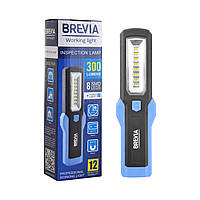 Фонарь инспекционный Brevia LED 8SMD+1W LED 300lm, 3xAA (11310)
