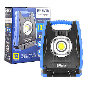 Професійна інспекційна лампа Brevia LED 10W COB 1000lm 4400mAh Power Bank, type-C (11410)