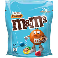 Драже M&M's Salted Caramel с соленой карамелью в молочном шоколаде и разноцветной глазури 120г