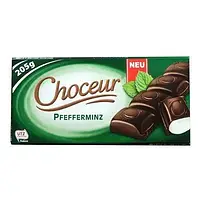 Шоколад черный с мятой Choceur Pfefferminz 200г