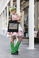 Эко-сумка шоппер с аниме принтом One Piece Ван-Пис Розыскная листовка Franky Фрэнки