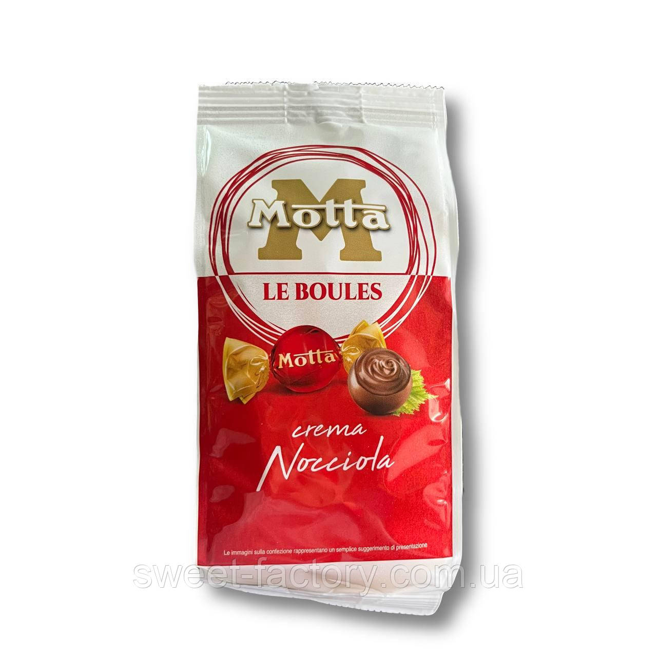 Шоколадні цукерки Mota Le Boules Crema Nocciota 85g