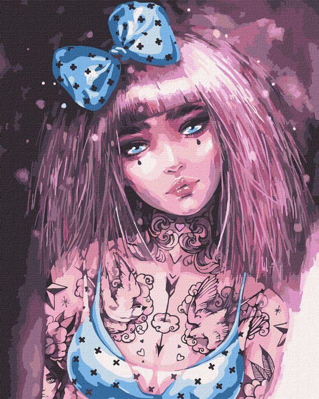 Картина за номерами Бездонні очі. Люди 40*50 см Ідейка KHO4998, фото 1