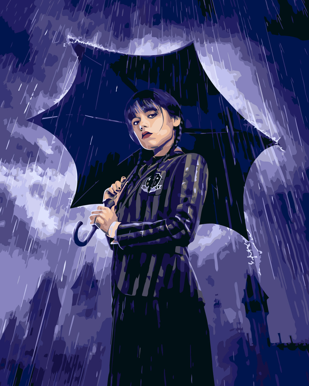 Картина за номерами Кіно Венздей 40*50 см Оригамі LW 31130, фото 1