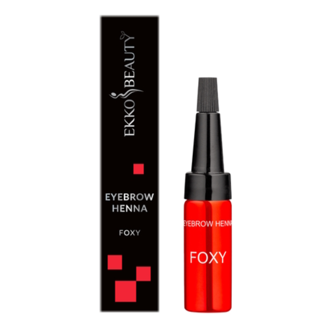 Хна EKKOBEAUTY для брів (Foxy), 5 мл