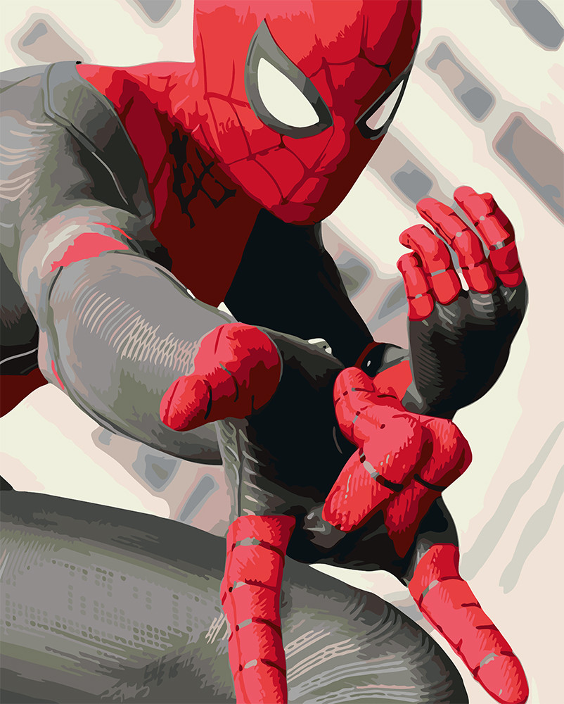 Картина за номерами Origami Кінолюдина-павук LW 3054 40*50, фото 1